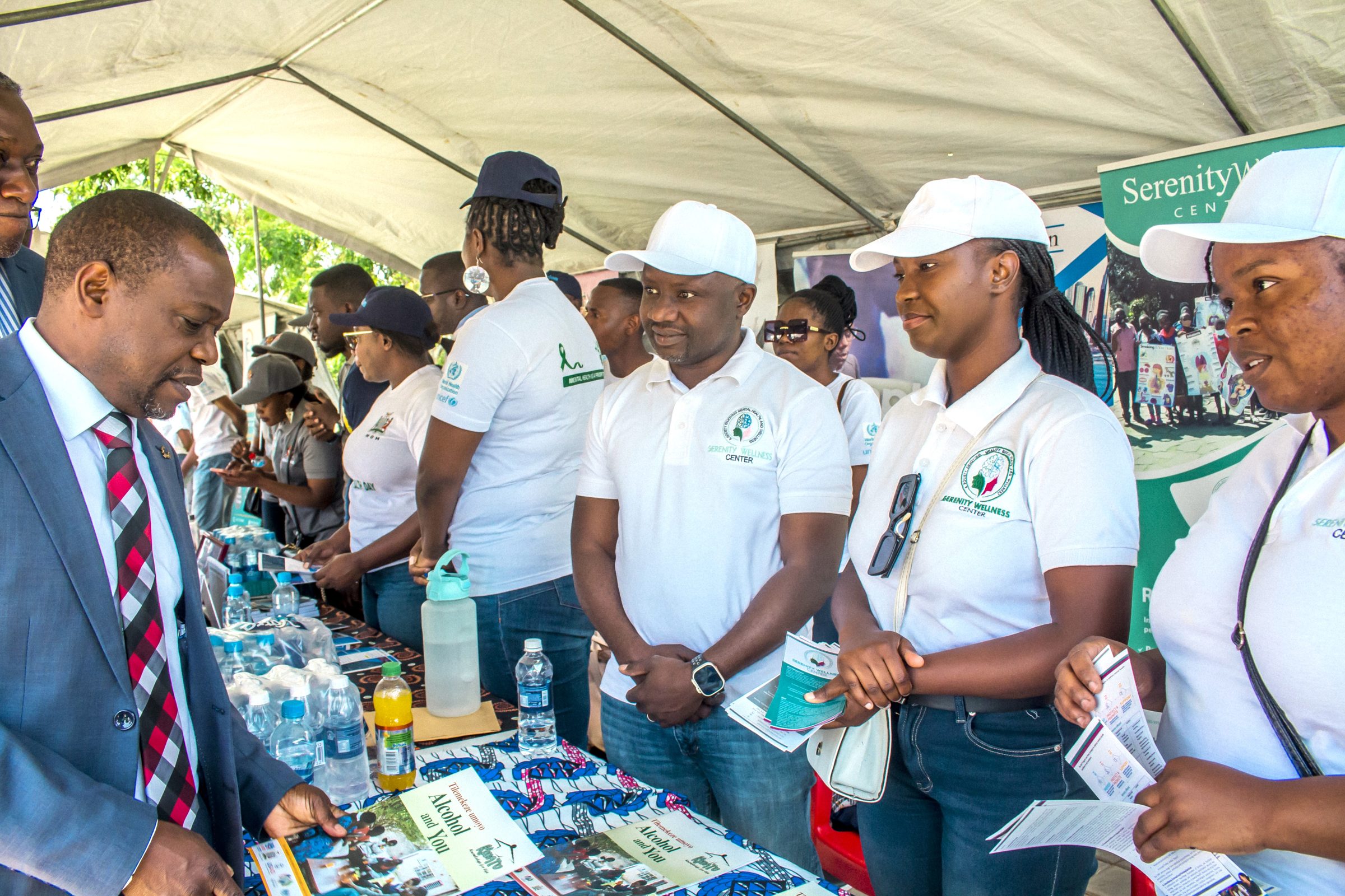 Serenity Wellness team engaging with the community